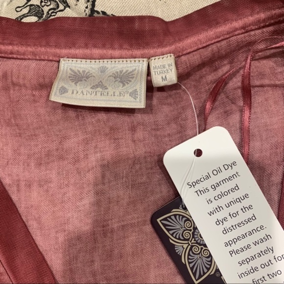 Dantelle Mixed Media Short Sleeve Tee - Picture 4 of 6